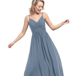 Azazie Dusty Blue Blake A6 (Unaltered)